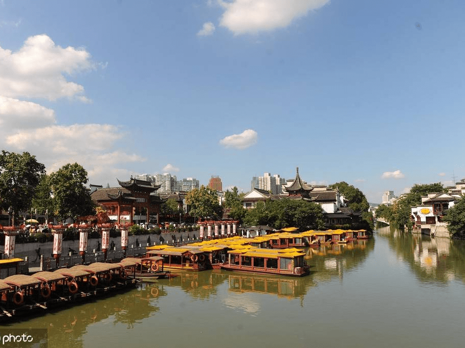 千年风景区秦淮河夫子庙