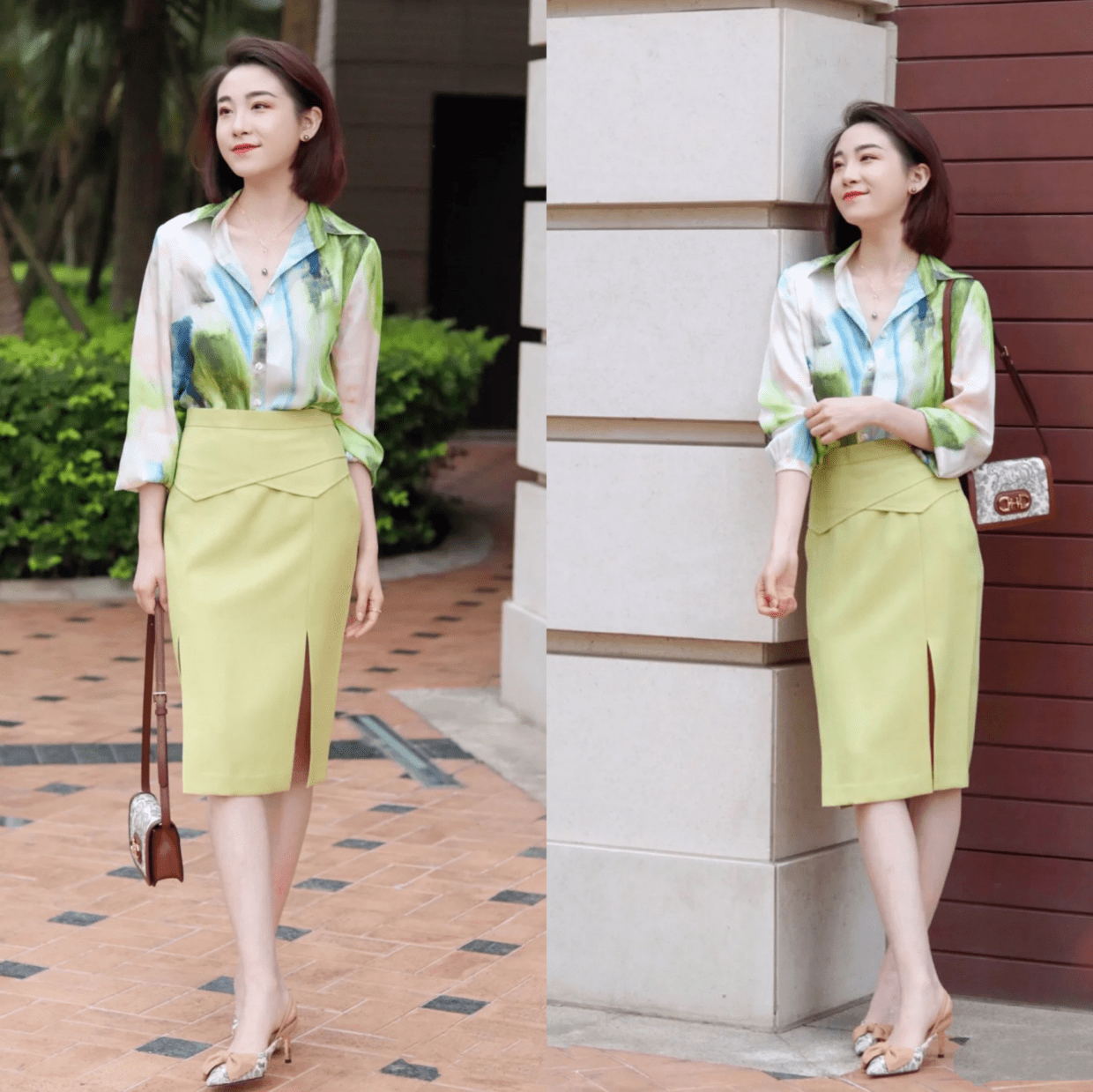 示范|知性、时髦又气质！8套衬衫简约穿搭示范，上班装就该这么穿