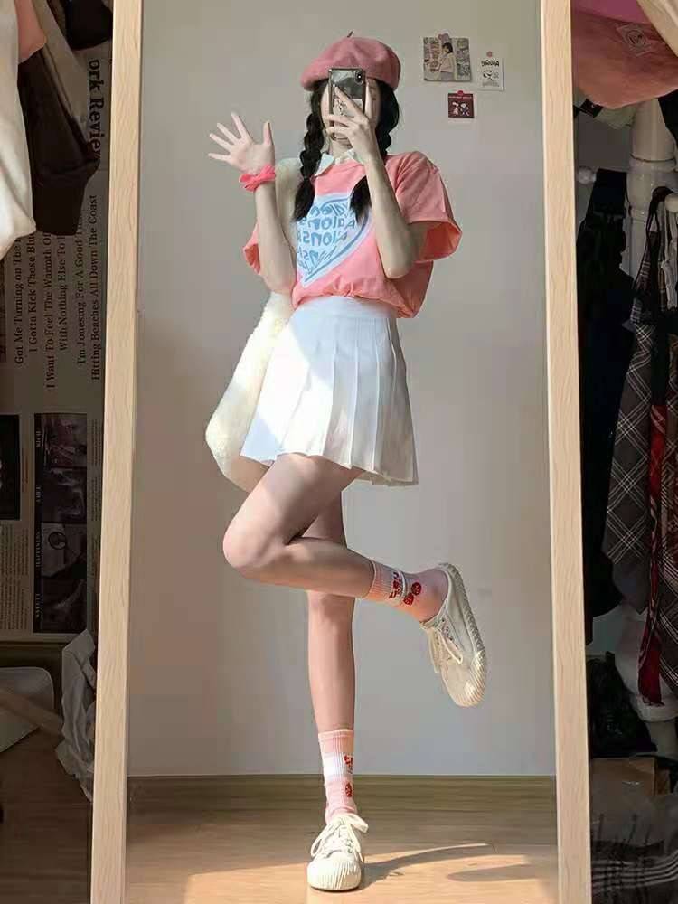 整体|爱不释手百褶裙，元气少女网球风