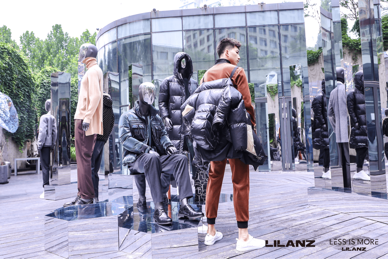 男装|中国男装品牌利郎2021秋冬新品预览 秋冬季新品首度亮相北京后山艺术中心