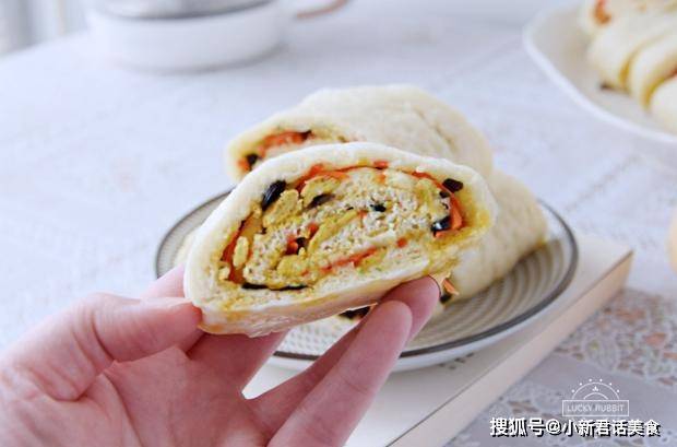 因为|早餐试试这道面食，特别是馅料，百吃不厌，家人说比吃肉包子过瘾