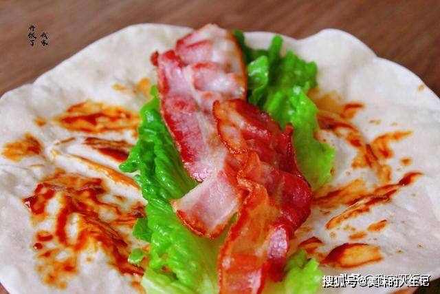 因为|老公早餐就馋这卷饼，一分钟就烙好，荤素可搭配，卷啥都好吃