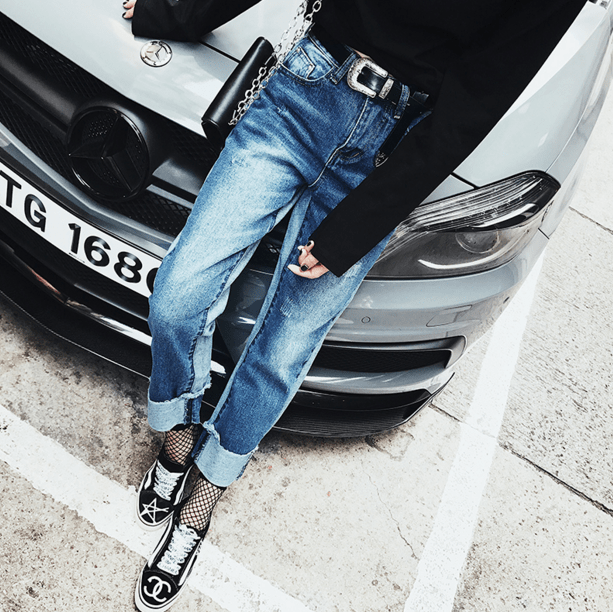 显高|八款拉风的牛仔裤，穿了显高显瘦，很减龄让你充满青春活力