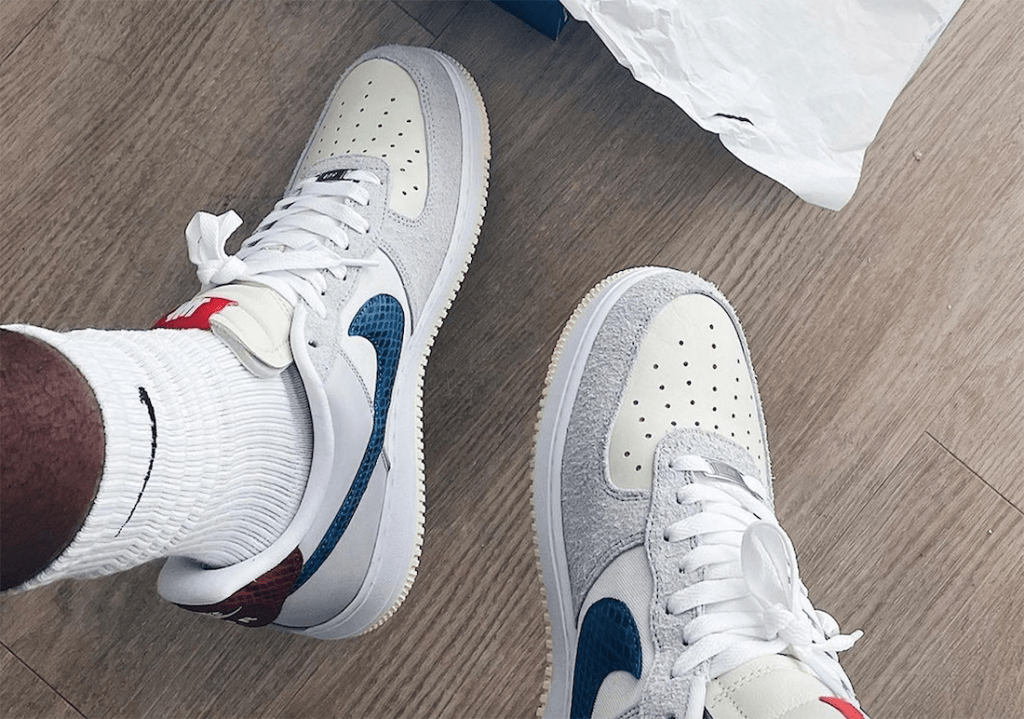 系列|曝 | Undefeated x Nike 再爆新配色，蓝色蛇纹设计永不过时！