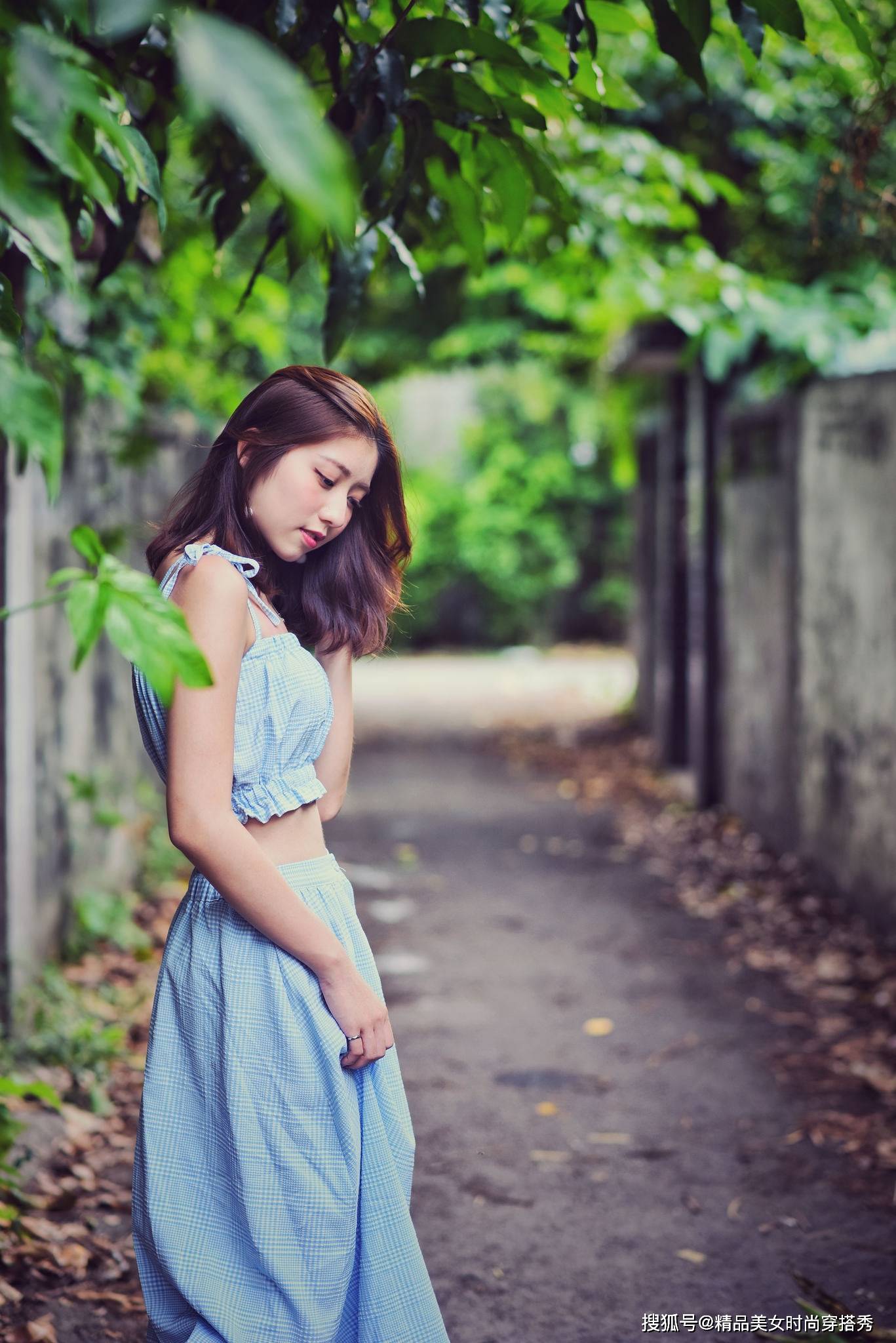 仙女|吊带儿背心儿加直筒裙，让你穿出楚楚动人的极致美