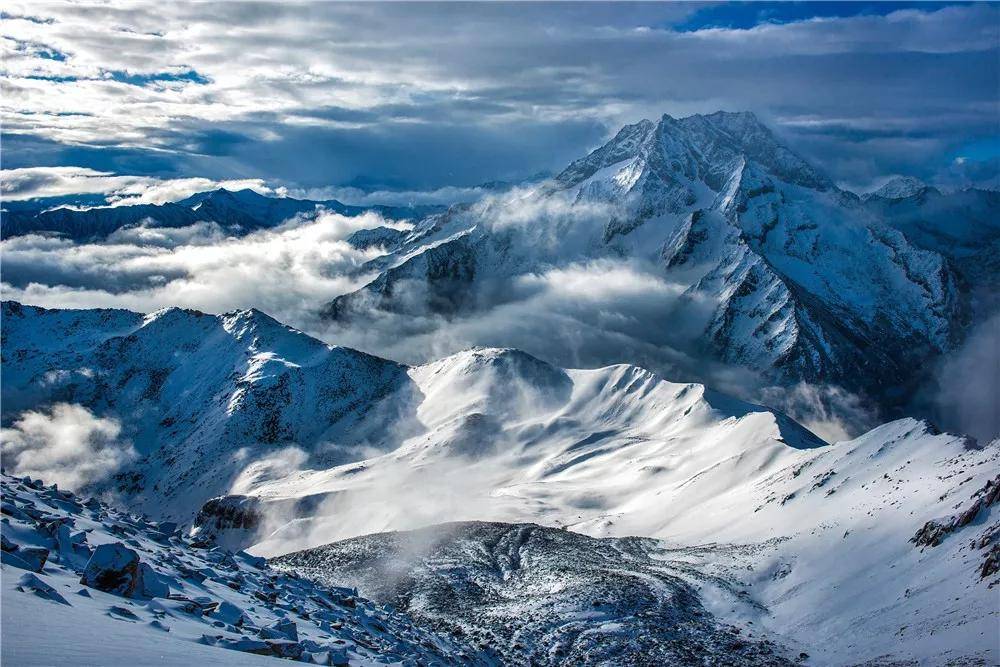 来达古冰川穿越吧