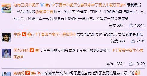 因为|丁真带《中餐厅》收入回家乡，发文感谢嘉宾的照顾，只字未提龚俊
