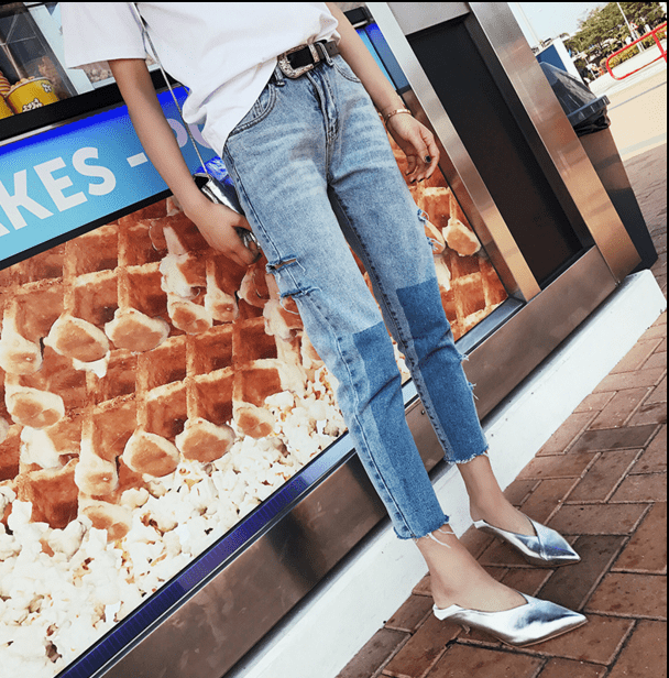 显高|八款拉风的牛仔裤，穿了显高显瘦，很减龄让你充满青春活力