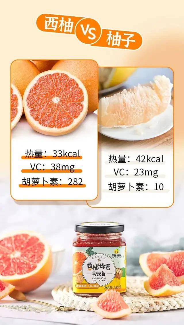 辰颐物语：西柚蜂蜜果饮茶：夏日冰爽、维c满满、美丽动人