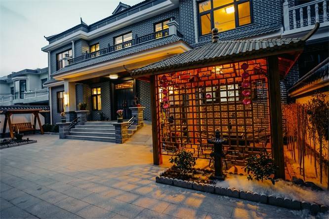 北京延庆玉渡山海棠山舍高端民宿清晨登顶观日出体验农家生活