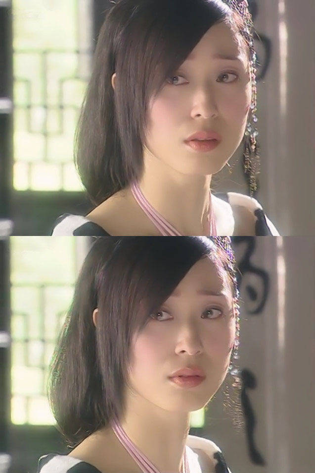 女子|一字肩造型的古装美女,温碧霞美艳动人,高圆圆脱俗!