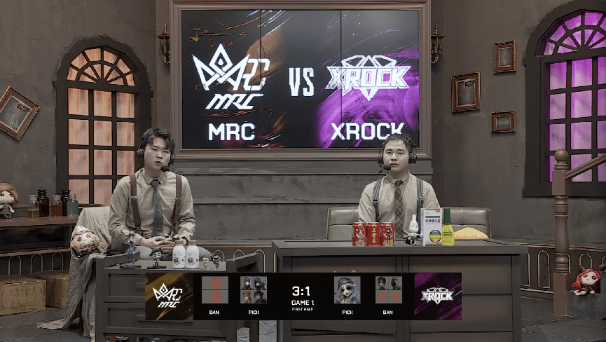 密码机|第五人格2021IVL夏季赛常规赛MRC vs XROCK 第一局