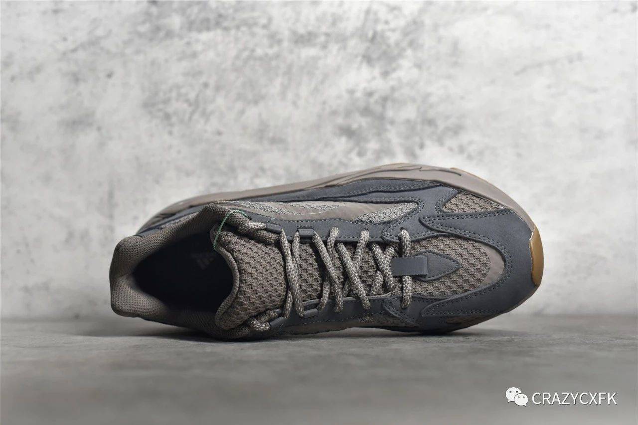 Amber|阿迪达斯椰子700 Adidas Yeezy Enflame Amber 黑灰复古运动鞋