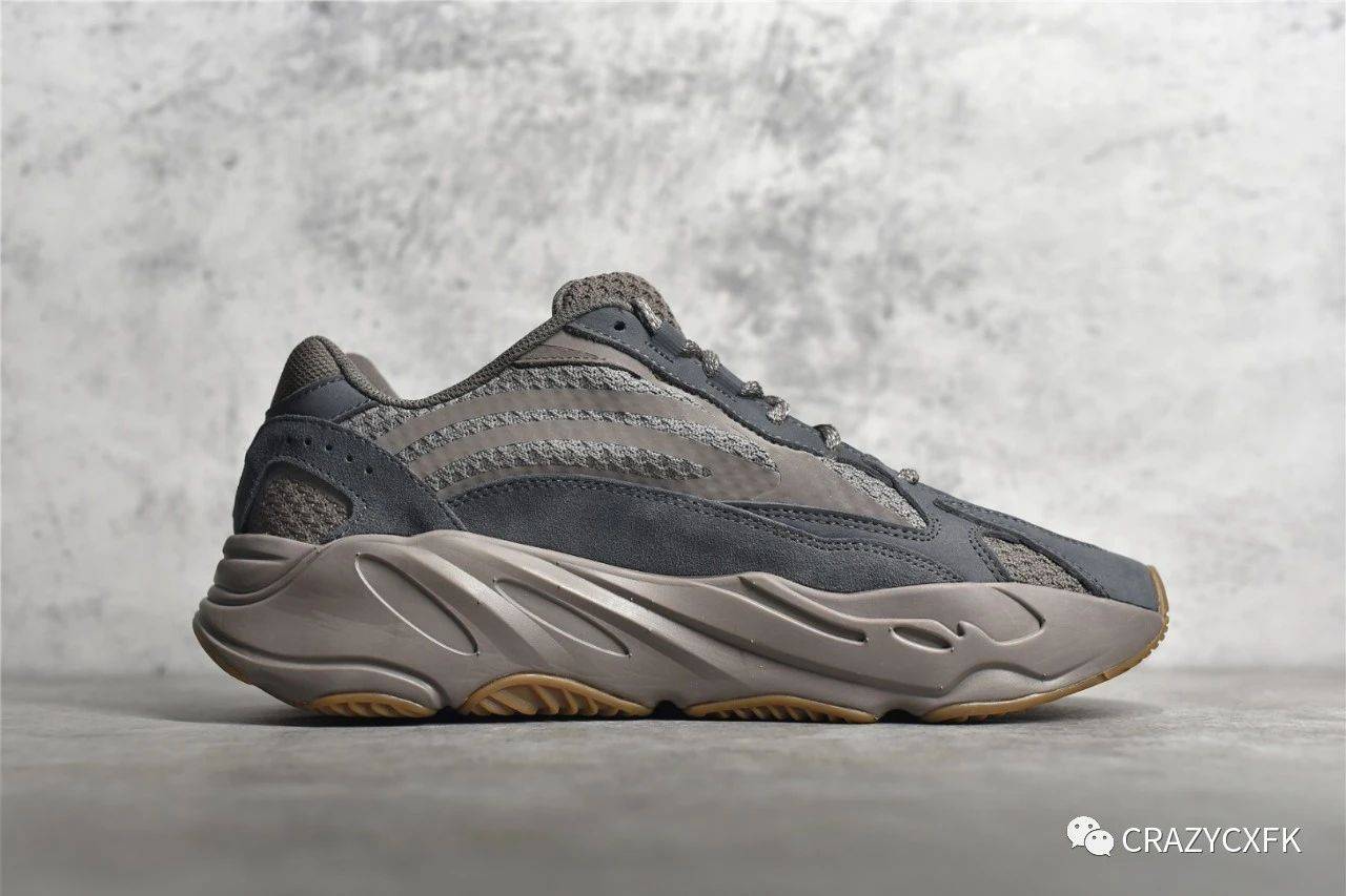 Amber|阿迪达斯椰子700 Adidas Yeezy Enflame Amber 黑灰复古运动鞋