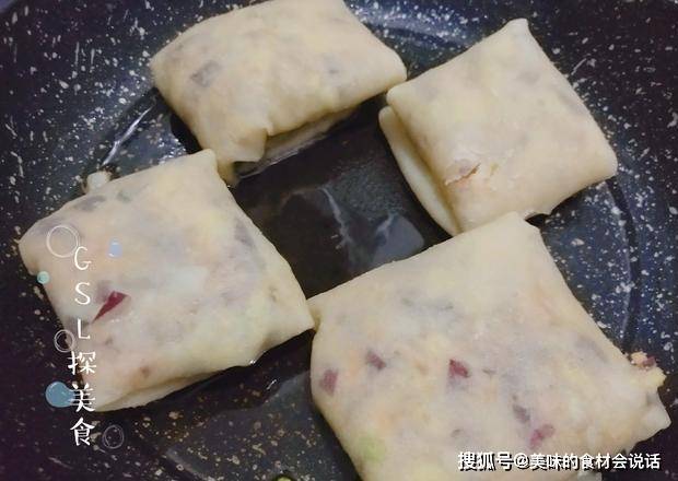 煎饼|周末，全家人都要求吃这早餐，皮薄香脆，馅料足，做法也简单