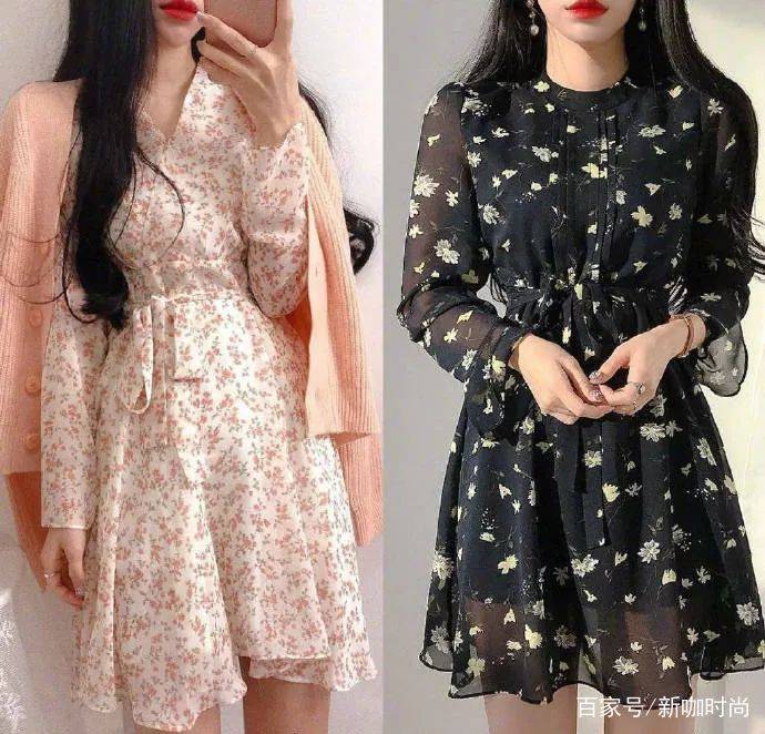 时尚|想凹出优雅范少不了一件碎花裙！这18套裙装，怎么搭配都好看