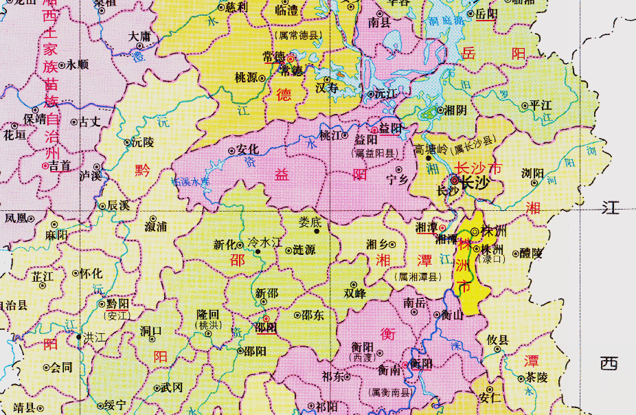 原創湖南省的區劃調整13個地級市之一長沙市為何有9個區縣