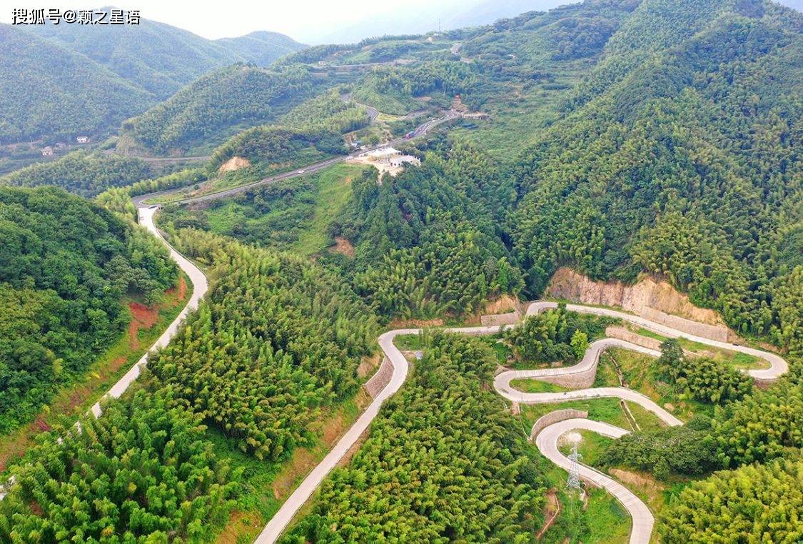 最美丽的发卡弯公路,就在夏家岙至铁顶山,以及三三省道浒溪线公路的铁