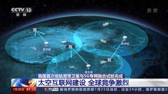 网络|国内首次完成低轨宽带通信卫星与5G专网融合试验