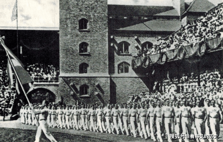 老照片第五届斯德哥尔摩奥运会传奇人物美国运动员索普