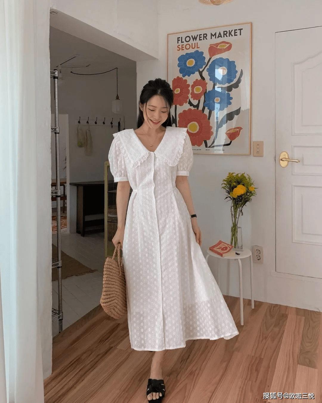 连衣裙|女生夏季穿搭：韩国风格，照着穿就很美！