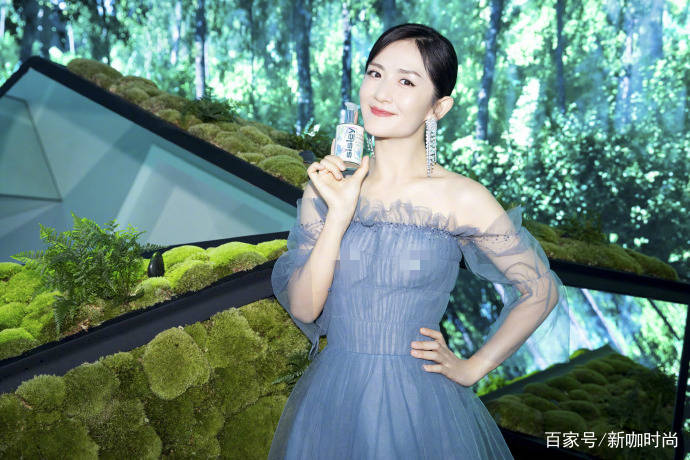 瓜子脸|38岁谢娜终于把自己穿老了，瓜子脸变成国字脸，穿的裙子一言难尽