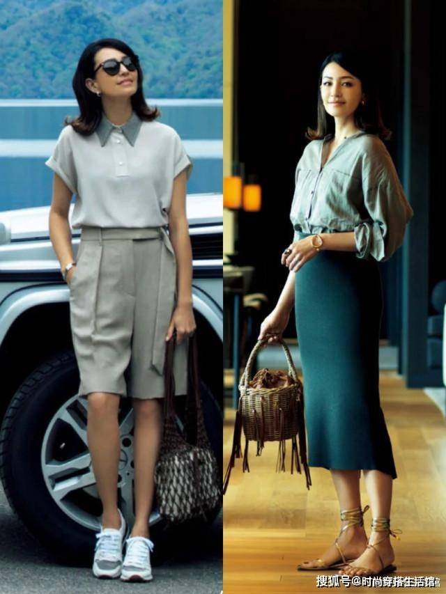 配饰|时尚不分年龄，50岁女人夏天这样穿，优雅又时髦，真美
