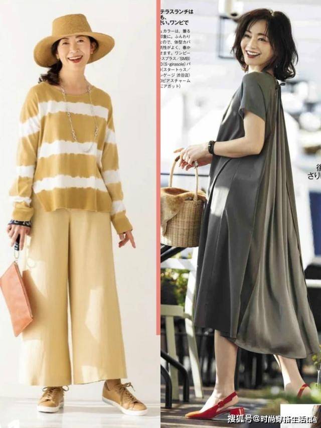 配饰|时尚不分年龄，50岁女人夏天这样穿，优雅又时髦，真美