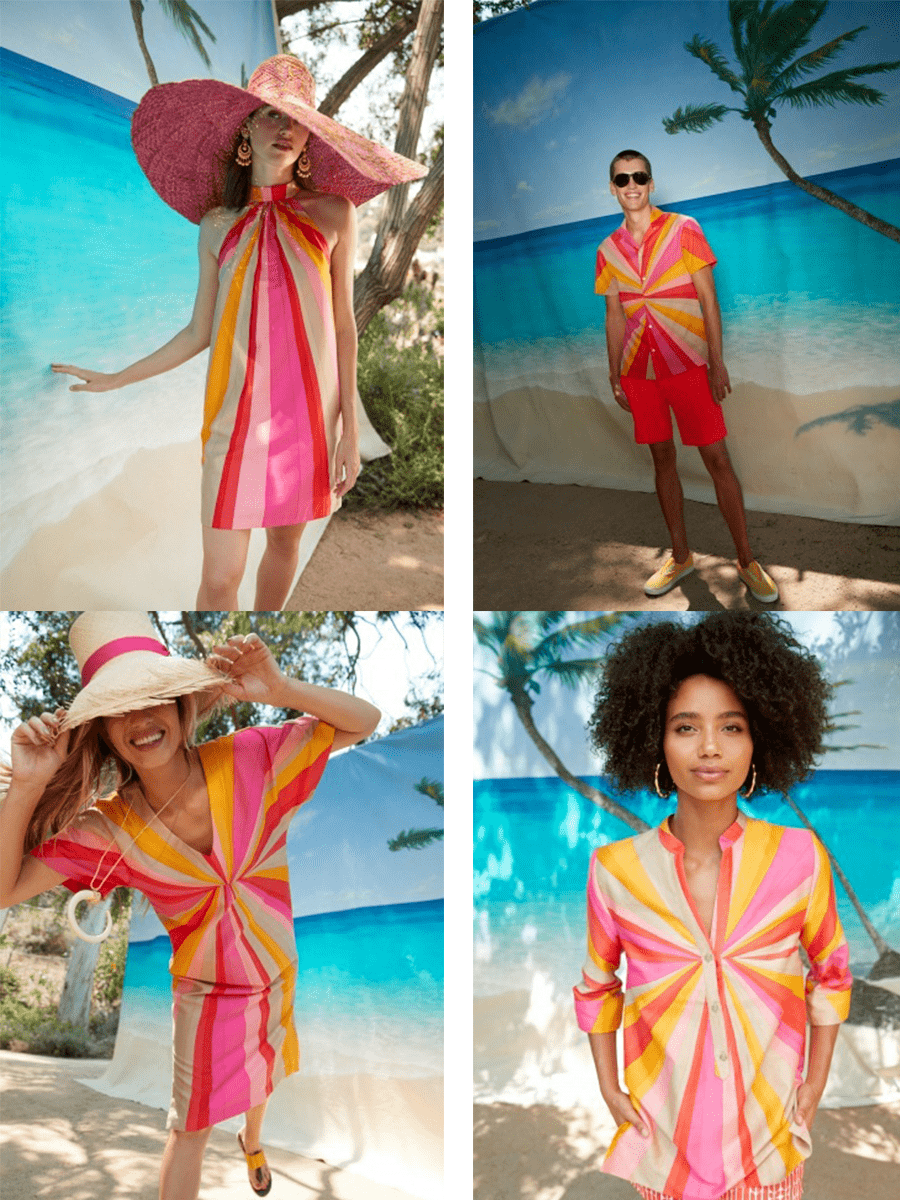 颜色|Trina Turk 2021春夏,这休闲中更有度假风情,热情中更有简约