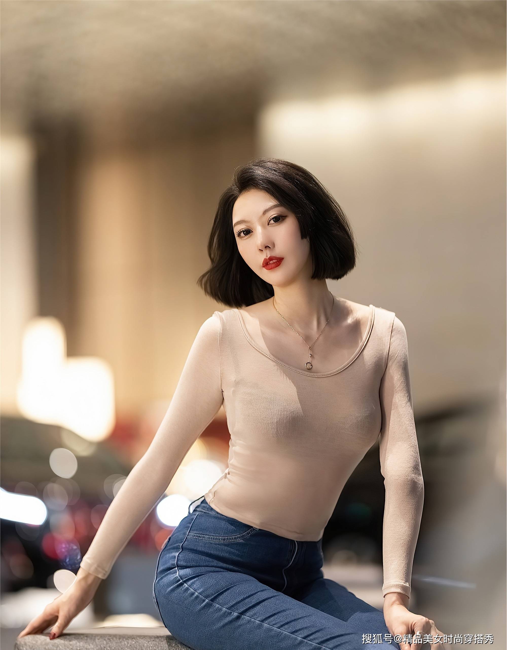 长袖|简约大气的牛仔裤，简约大气又不失个性的时尚元素