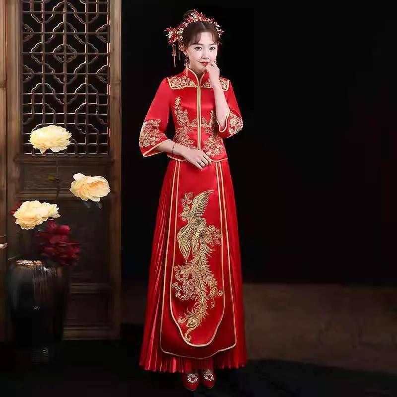 喜气|一袭中国红旗袍,让你跃然成为最美新娘,那实在是一种风景