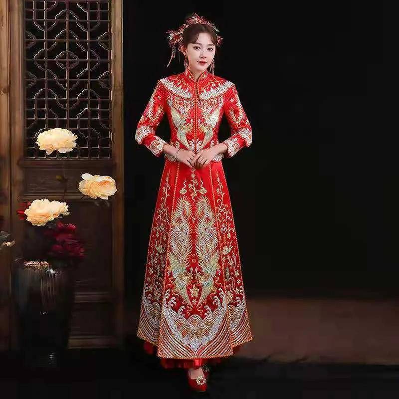 喜气|一袭中国红旗袍,让你跃然成为最美新娘,那实在是一种风景