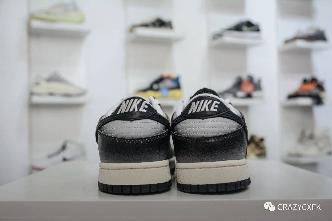 耐克|耐克 Nike SB Dunk Low Retro Haze 黑灰渐变涂鸦板鞋