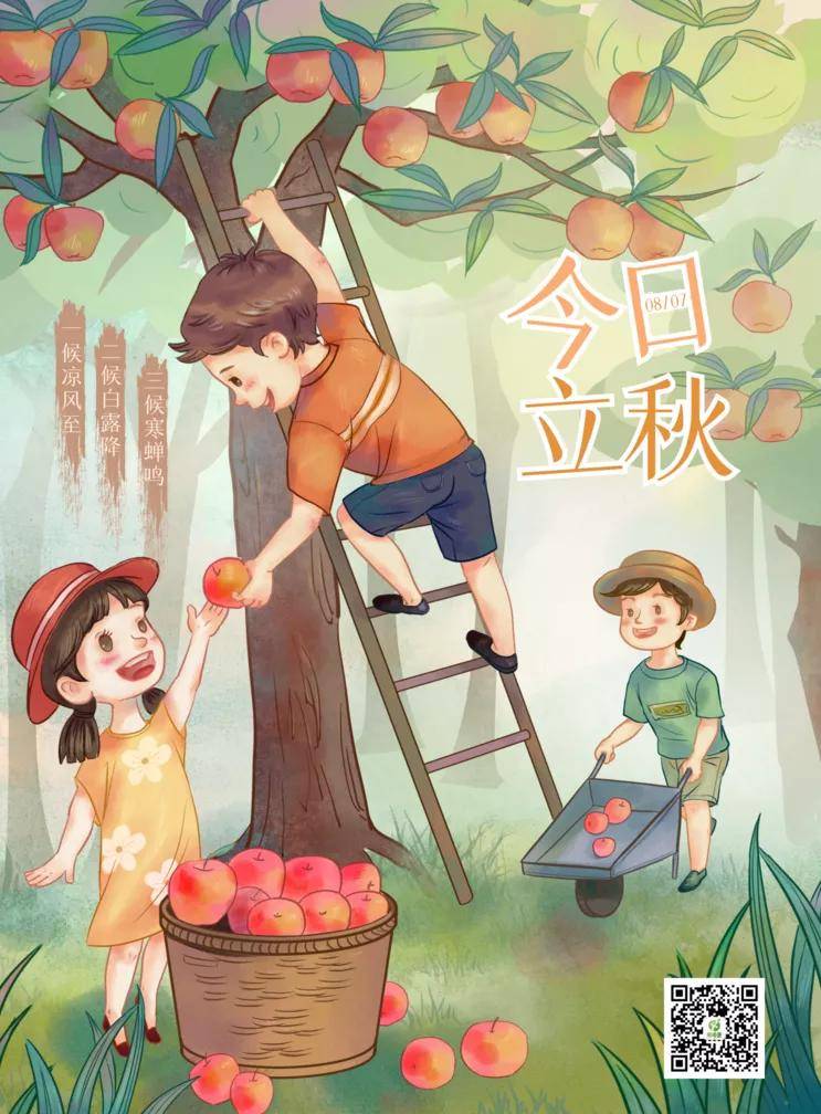 三候寒蝉鸣:这时候的蝉,感觉到阴气上升,太阳光已成强弩之末,一日不如