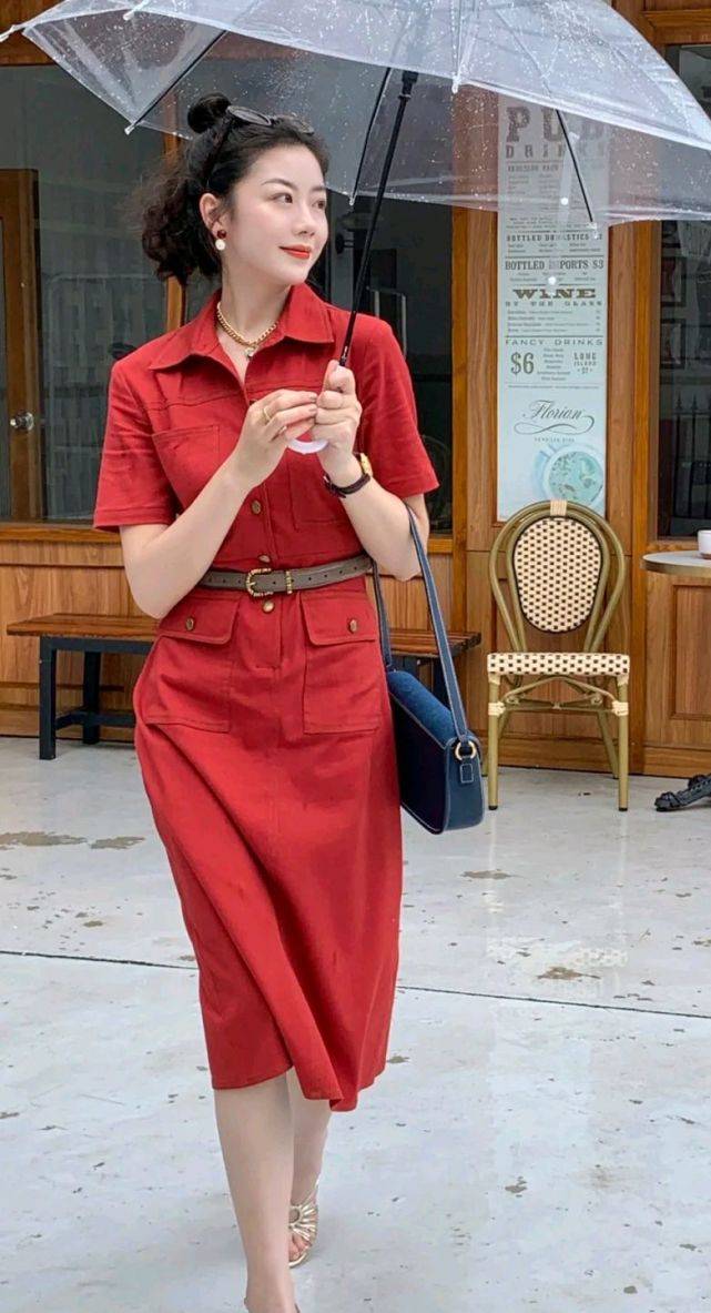 颜色|红色服装虽然很张扬，但只要穿对了，不仅吸睛还很惊艳