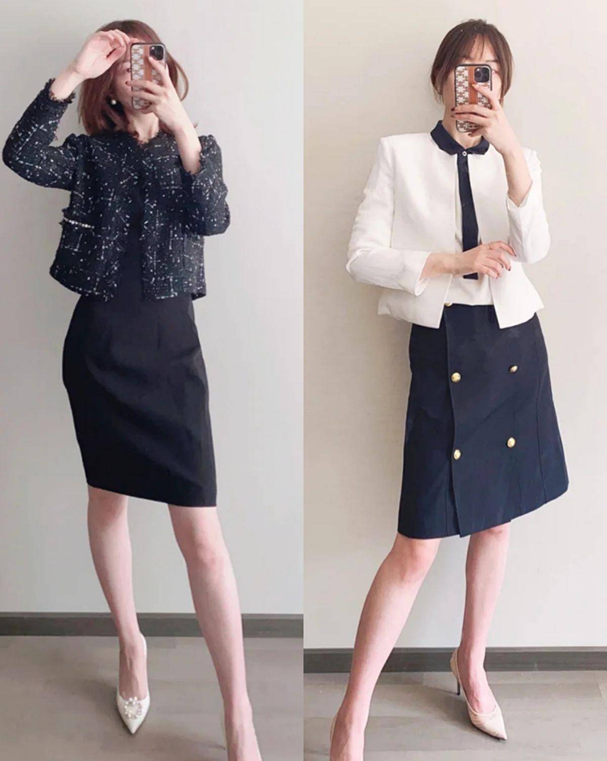 职场|打工人可照搬的职场半裙穿搭，优雅时尚又气质，轻松穿出女神范