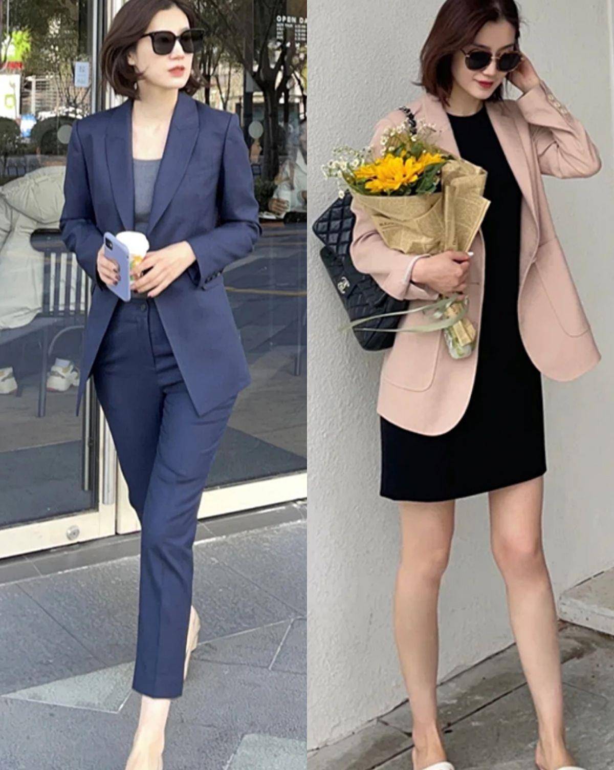 蓝色|“有品位”的40岁女人，衣橱里一定有这4种单品，轻松美过同龄人