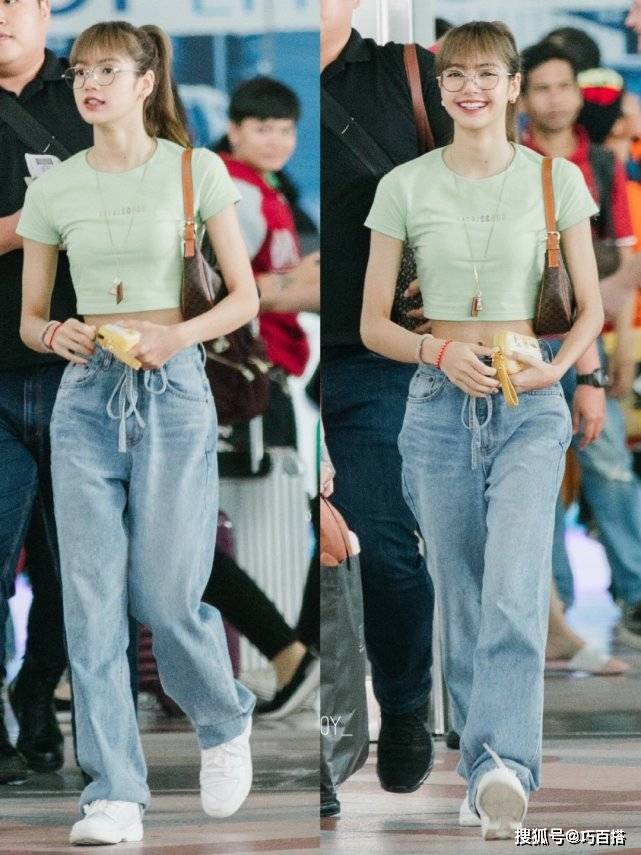 上半身|Lisa出道五周年，私服穿搭酷爱基础单品，长裤依然是心头爱
