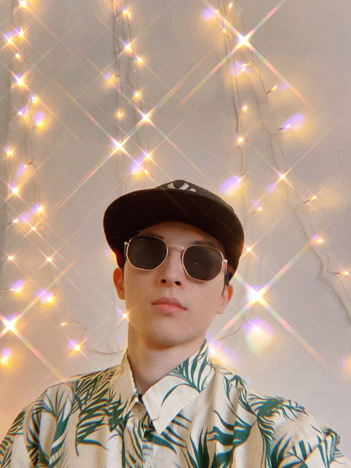 必备|【男士时尚】丨夏日必备黄色/米白色树叶印花衬衫.....