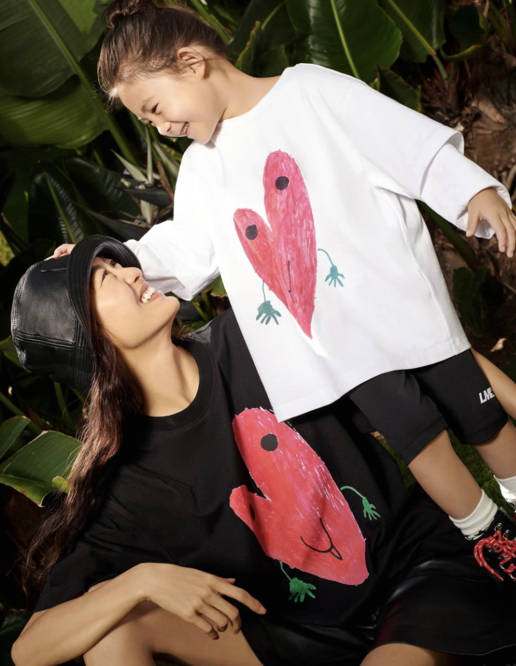 秦舒培|陈冠希女儿绘画作品被融入到服装里,销售所得将捐赠,正能量满满