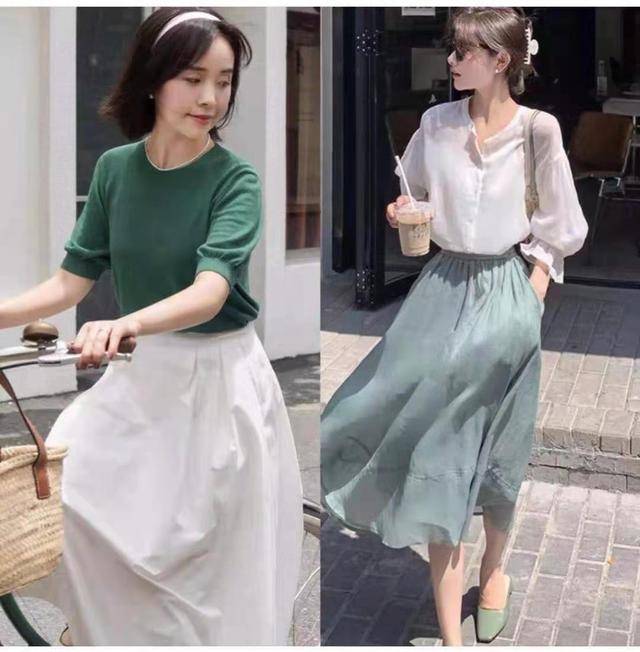 颜色|有品味的女人喜欢穿“半身长裙”,遮肉又显瘦