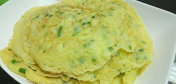 蔬菜|早餐做个无油鸡蛋饼，有菜有鸡蛋蛋省时间还好吃