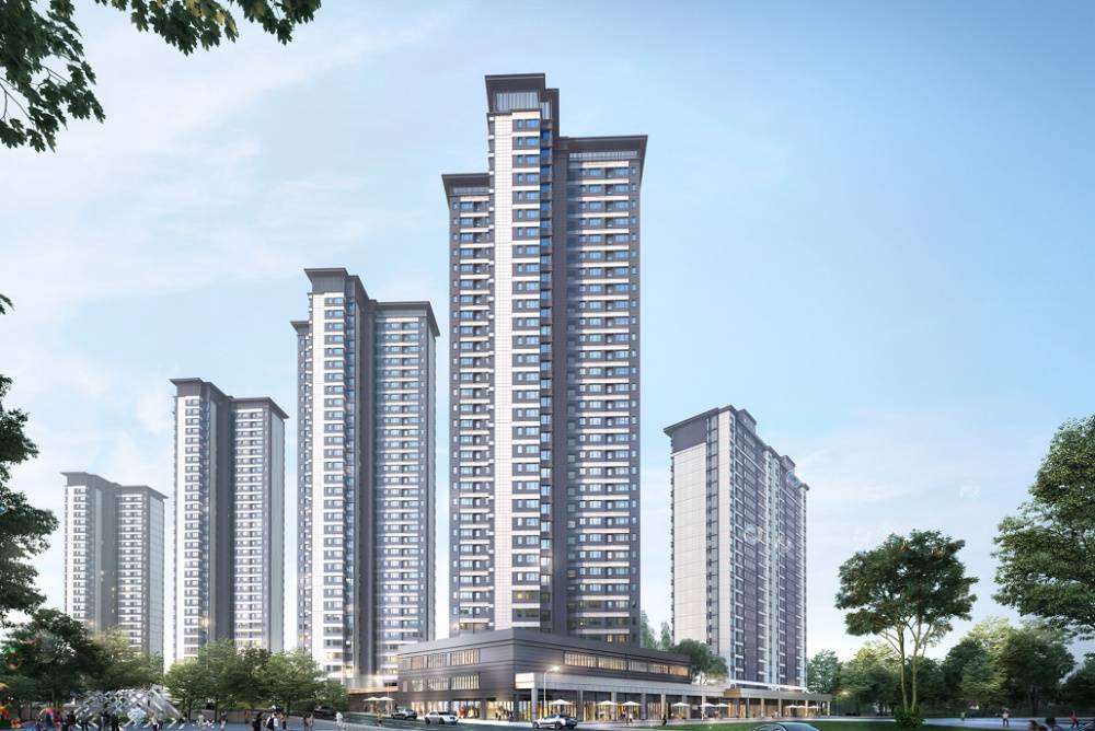 深圳越秀和樾府冥想花园思想会客厅空中下沉庭院度假式泳池