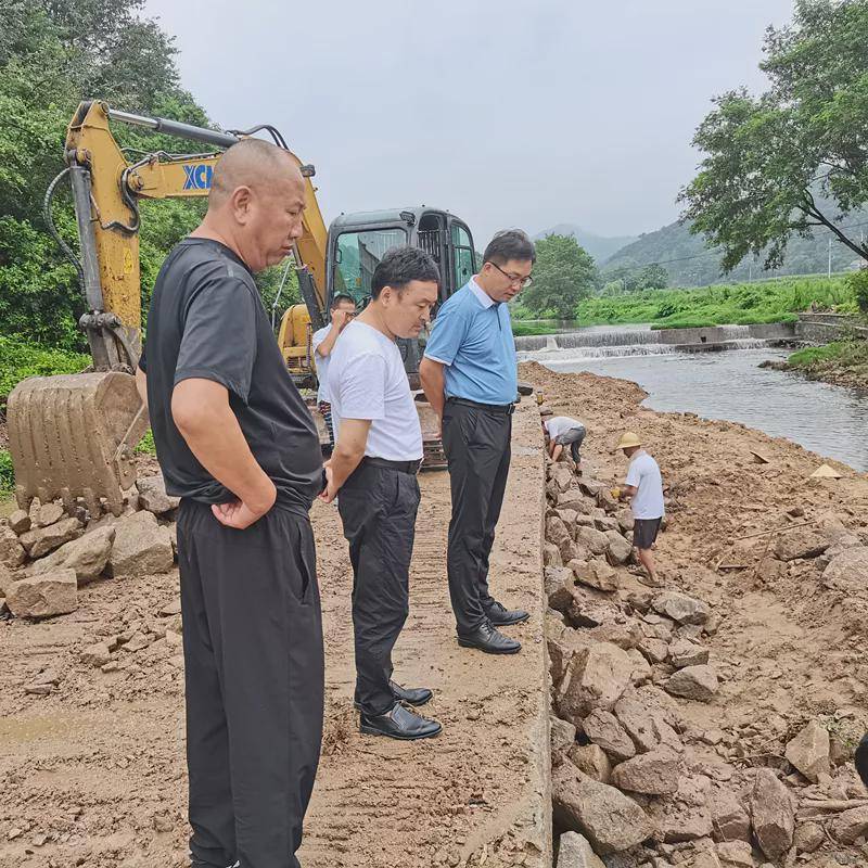 新县郭家河乡学史力行勇担当抢修道路保通畅