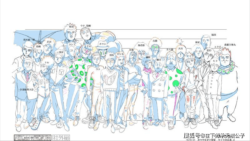 动漫中的人物身高设定对比第二弹孰高孰矮一目了然