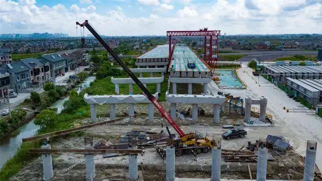 杭甬高速复线最新近况在宁波杭州湾新区设庵东西出入口