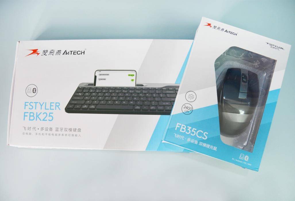 时代|三色随心变，办公利器，双飞燕飞时代系列无线蓝牙键盘FBK25体验