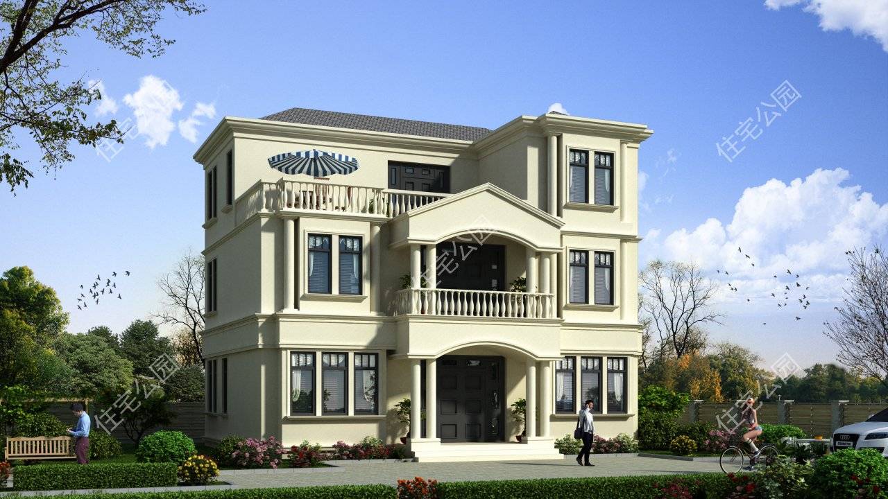 农村想盖三层的别墅,有好看的图纸可推荐吗?