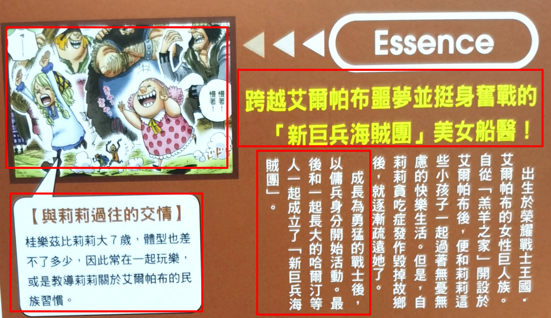 大船|海贼王官方情报：跟大妈感情深厚的美女巨人，是草帽大船团的一员