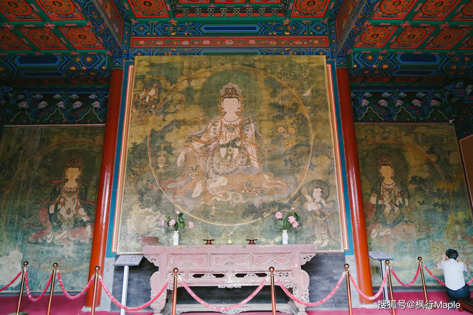 北京西郊法海寺,藏着近600年历史的明代壁画,精美程度媲美敦煌